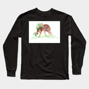 Fawn sketch Long Sleeve T-Shirt